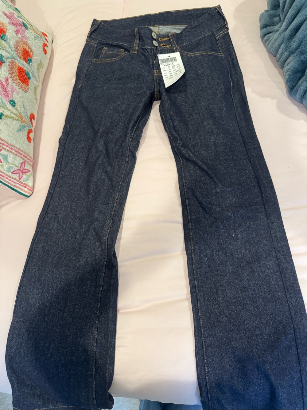 Brandy Melville Dark Blue Boot Cut Jeans